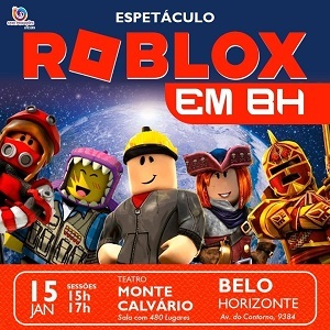 RôBlox- Uma Aventura no Mundo Gamer em Belo Horizonte - Sympla