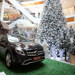 Notícia: Boulevard Shopping BH promove Natal com sorteio de Mercedes GLA  200 Style e troca de cupons online