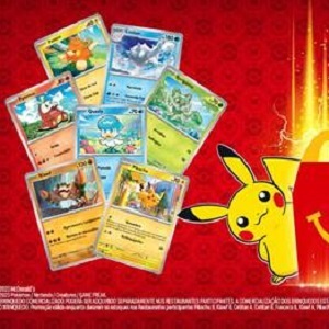 Pokémon retorna ao McLanche Feliz com novos Trading Cards