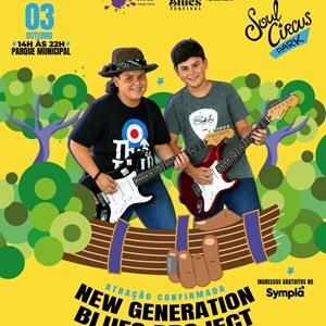 New Generation Blues Project destaca jovens talentos do blues e do rock no Soul Circus Park, em Belo Horizonte